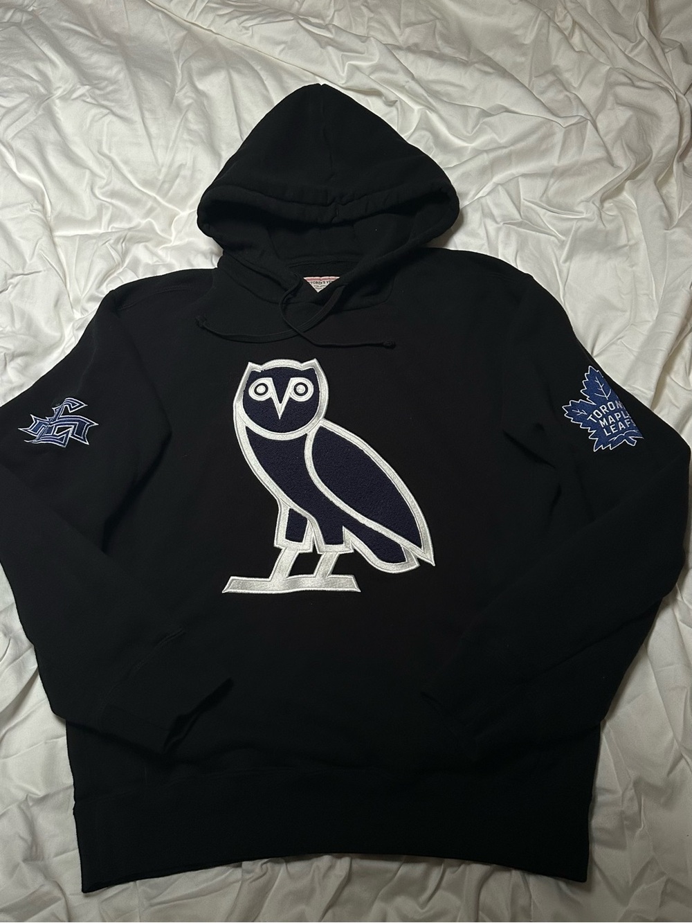 OVO × Toronto Maple Leafs hoodie from the 2025 “Leafs Forever” collection